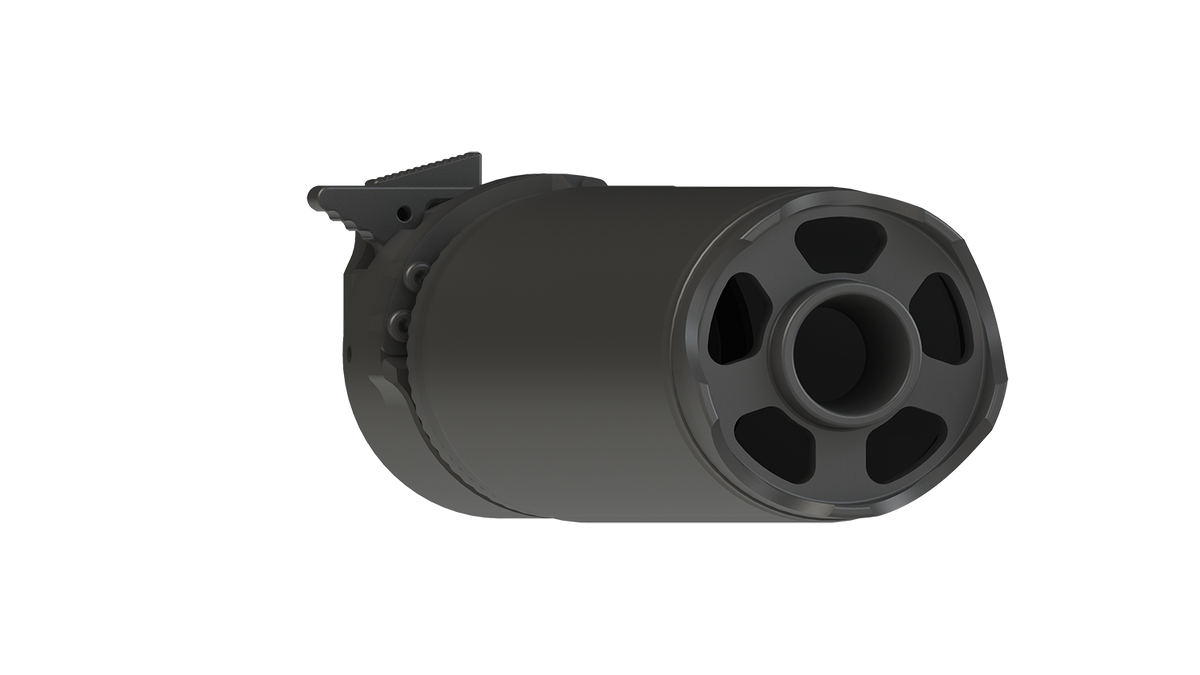 B&T Blast Deflector for Rotex®-X - 169mm - Black (up to cal .308)
