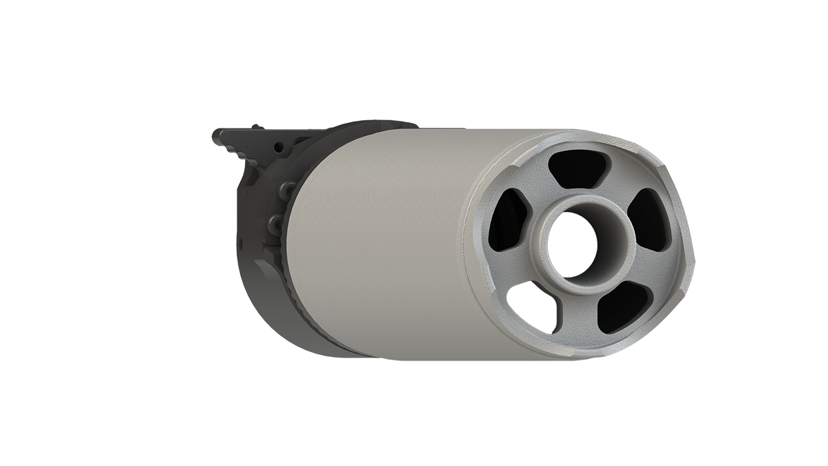 B&T Blast Deflector for Rotex®-X - 169mm - Grey (up to cal .308)