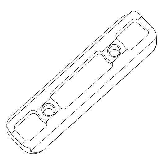 CSR Precision HKey Picatinny Rail Section Mid (7-slot)