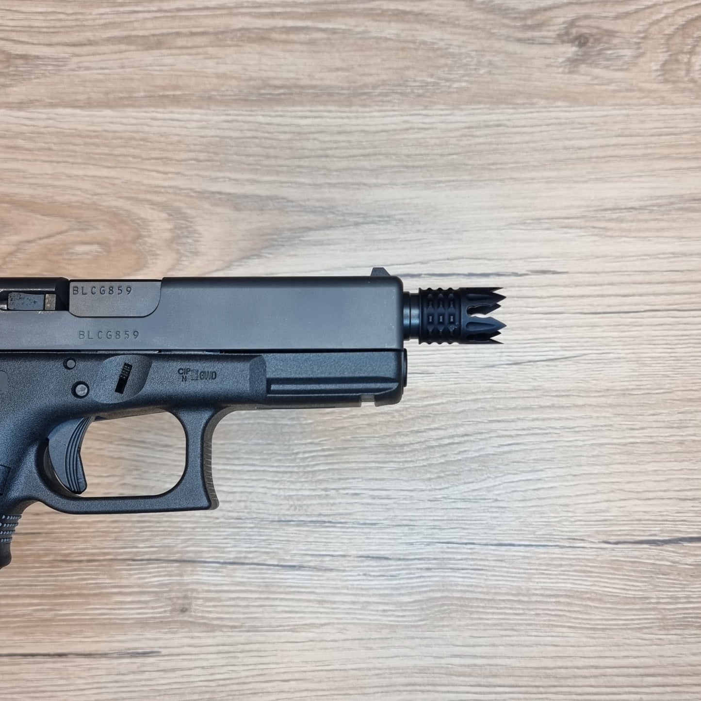 M13.5x1LH barrel protection nut glock