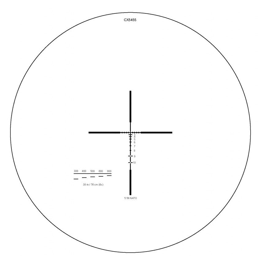 Elcan SpecterDR 1.5x/6x 5.56 NATO CX5455 Ballistic FDE