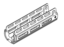 Load image into Gallery viewer, B&amp;T M-LOK Mounting Rail for MP5
