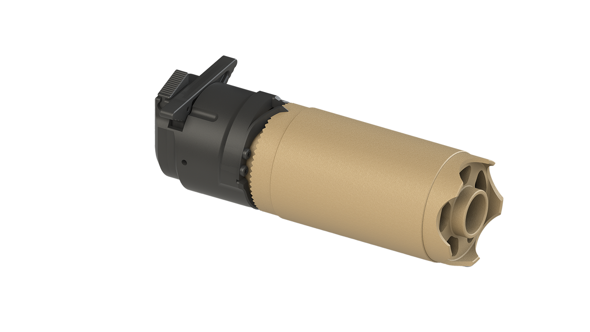 B&T Blast Deflector for Rotex®-X - RAL8000 (up to cal .308)