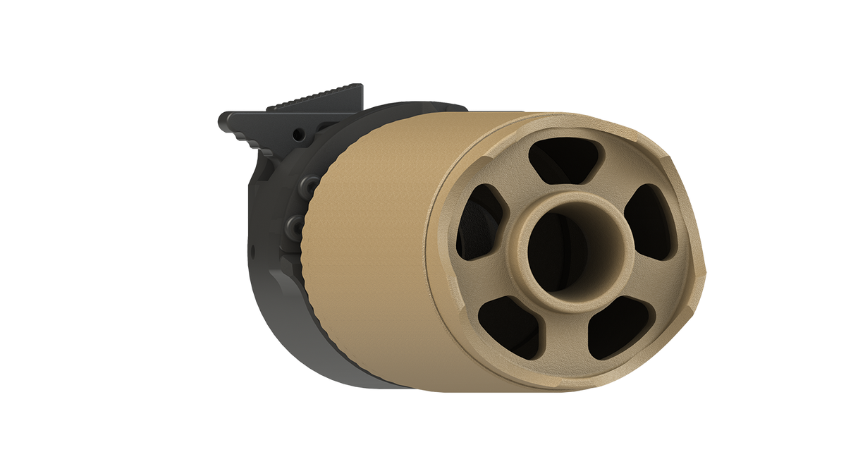 B&T Blast Deflector for Rotex®-X - RAL8000 (up to cal .308)