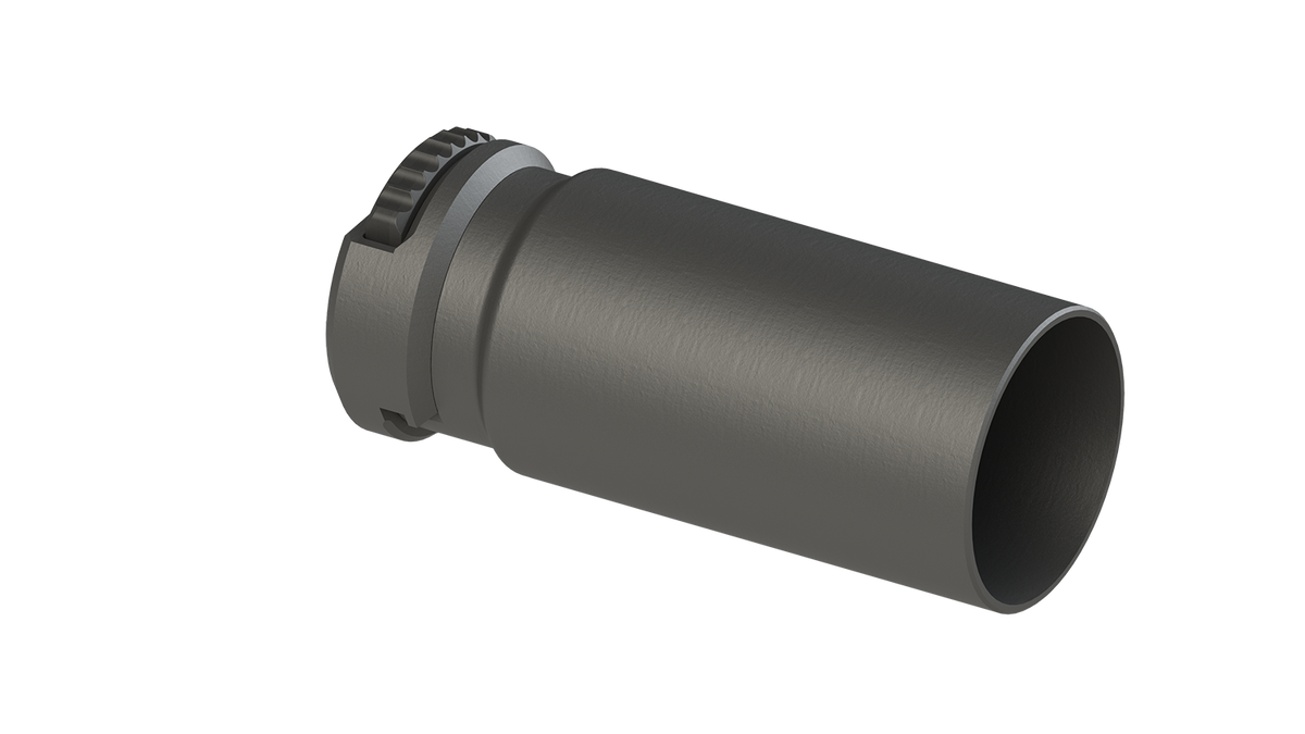 B&T Blast Deflector with QD 3-Lug 9mm/10mm - Black