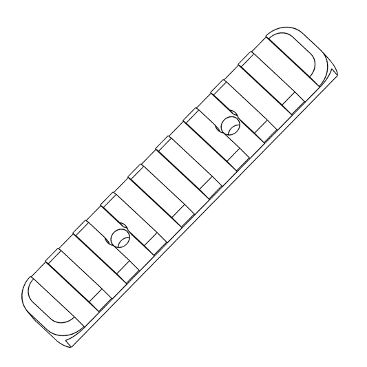CSR Precision HKey Picatinny Rail Section Long (9-slot)