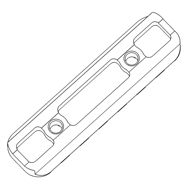 CSR Precision HKey Picatinny Rail Section Mid (7-slot)