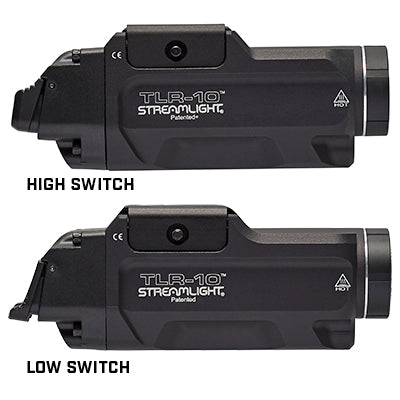 TLR-10 Flex - Incl. high switch (mounted), low switch, 2x CR123A batt and key kit - Black