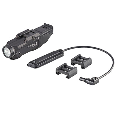 TLR RM 2 Laser - Incl. tail cap switch, remote switch, mounting clips, key kit 
and 2x CR123A -Black